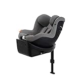 CYBEX Gold Seggiolino Auto Sirona Gi i-Size Comfort con Base Integrata, Per Bambini da circa 3 Mesi a 4 Anni, Max. 20 kg, 61 - 105 cm, Lava Grey