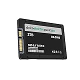 dekoelektropunktde Disco rigido SSD da 2TB adatto per Asus K55VD-SX404H K55VD-SX443H K55VD-SX595H K55VJ K55VJ-3C, Ricambio alternativo