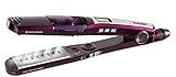 BaByliss ST395E I-Pro 230 Piastra in Titanium-Ceramic con Funzione Vapore, Idrata I Capelli, Alette liscianti retrattili, Funzione Ionica anti-crespo, 5 Temperature, Viola