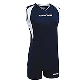 GIVOVA Kit Volley Spike Blu/Bianco Tg. S