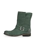 Felmini - ODERG 8247 - women s biker boot, suede green leather - 41 EU size