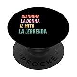 Funny Italian First Name Design - Giannina PopSockets PopGrip Intercambiabile