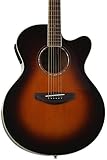 Yamaha - Chitarra acustica elettrica Medium Jumbo Vecchio violino Sunburst