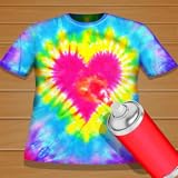 Gioco di abiti firmati tie dye